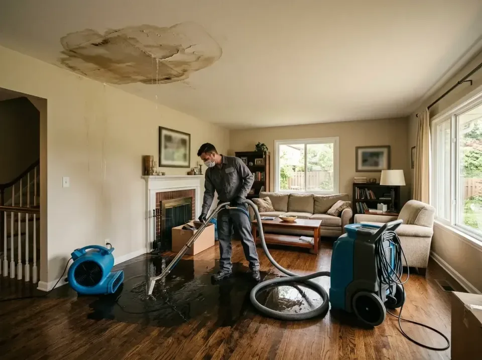 attic-pipe-burst-ceiling-drip-008 — frequently asked questions, Water Damage Restoration & Carpet Care in Wolfdale, PA